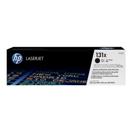 "HP Toner 131X CF210X Schwarz bis zu 2.400 Seiten"