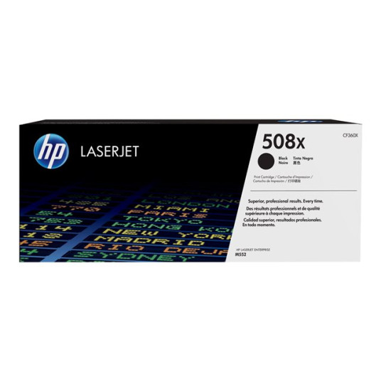 "HP Toner 508X CF360X schwarz"