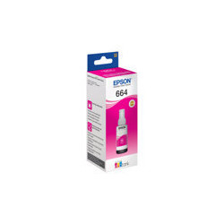 Epson T664 EcoTank -mustepullo, magenta