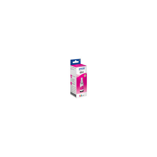 Epson T664 EcoTank -mustepullo, magenta