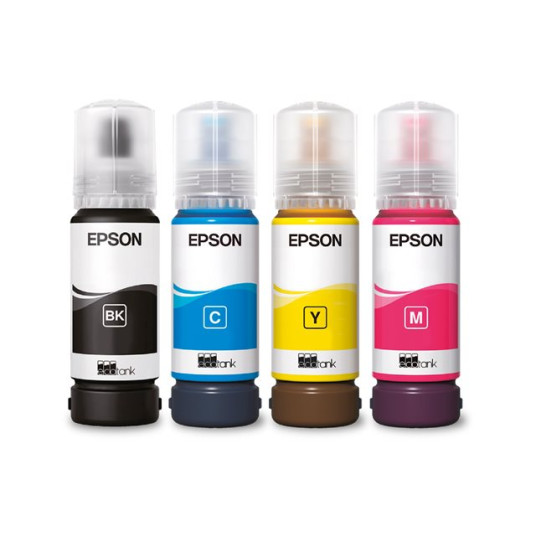 "Epson Tinte 104 EcoTank C13T00P640 4er Multipack (BKMCY) bis zu 7.500 Seiten"