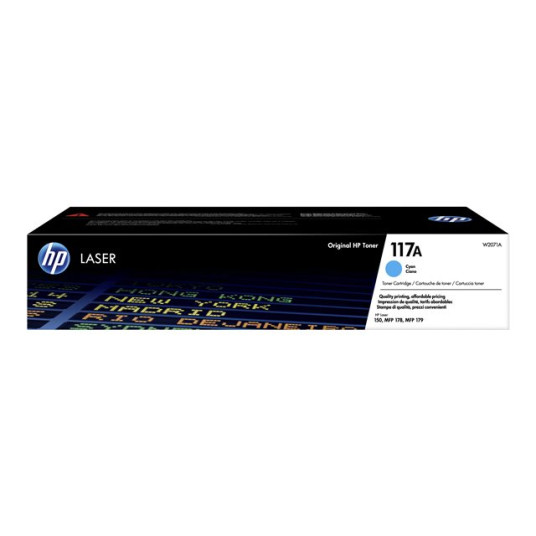 "HP Toner 117A W2071A syaani"