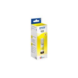 Epson 102 EcoTank -mustepullo, keltainen