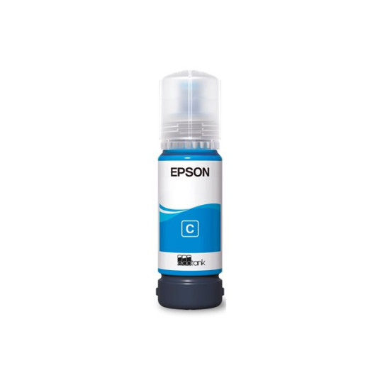 Epson 104 EcoTank -mustepullo, syaani