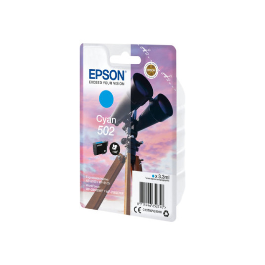 EPSON BINOCULARS SINGLEPACK CYAN 502 INK