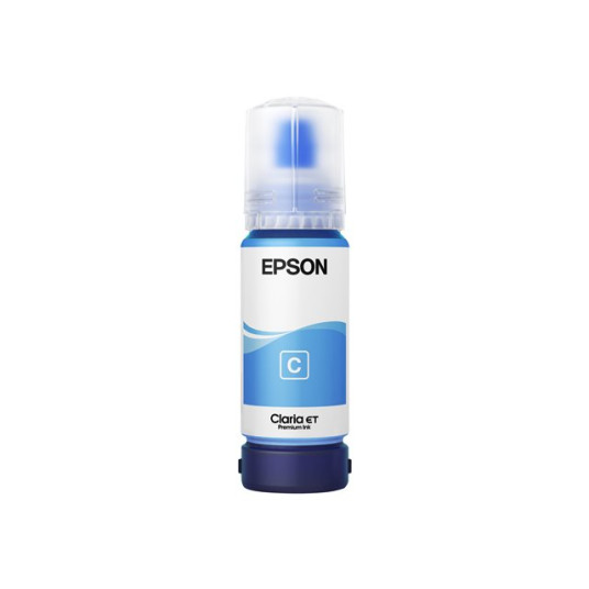 Epson 114 EcoTank -mustepullo, syaani