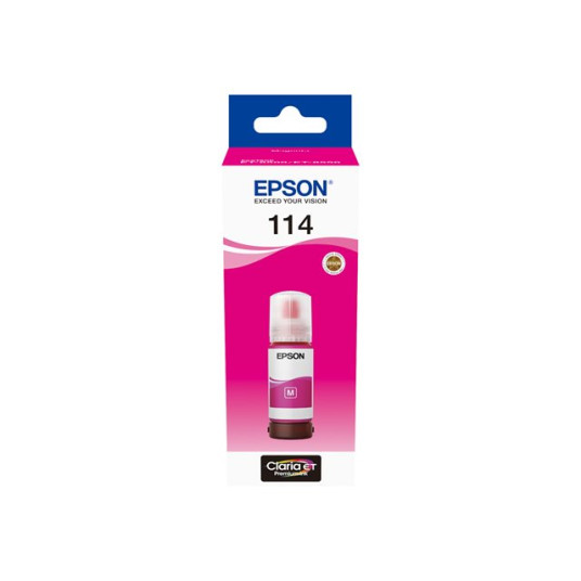 Epson 114 EcoTank -mustepullo, magenta