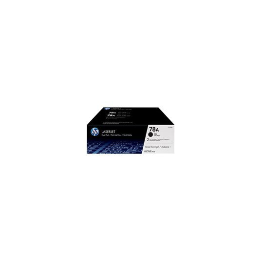 HP 2x Toner CE278A musta HV