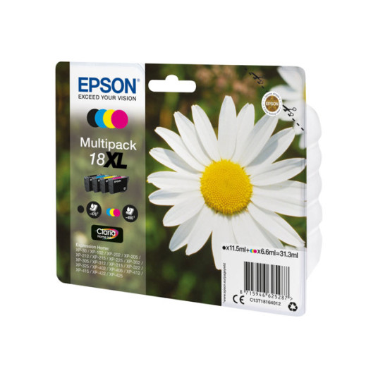 EPSON 18XL mustepatruuna musta + kolmivärinen