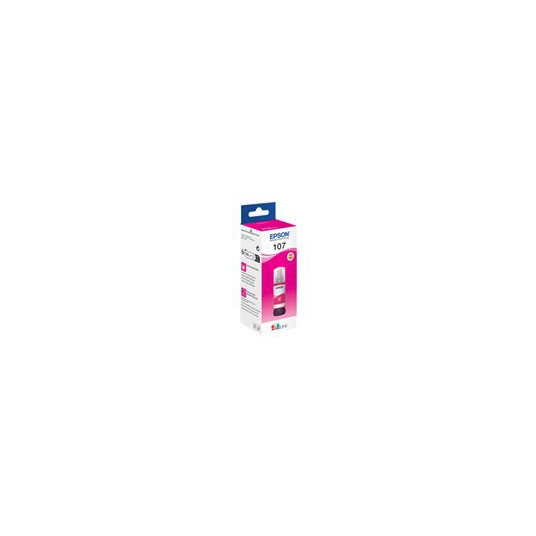 Epson 107 EcoTank -mustepullo, magenta