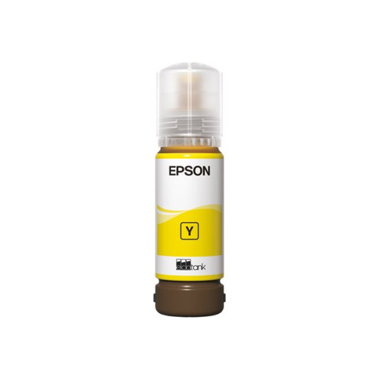 Epson 107 EcoTank -mustepullo, keltainen