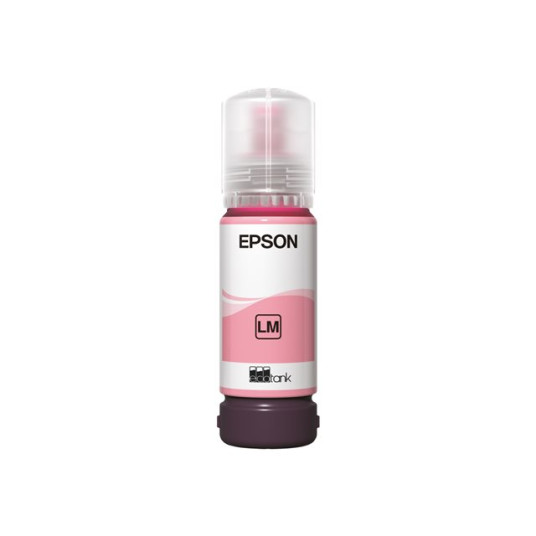 Epson 107 EcoTank -mustepullo, vaalea magenta