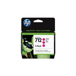 HP 712 3-Pack 29 ml Magenta DesignJet