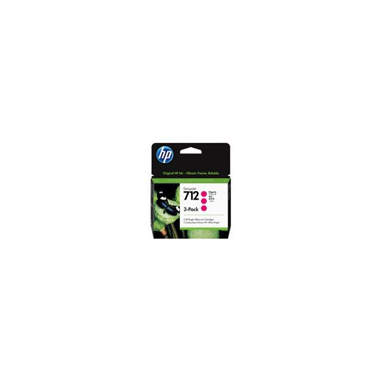 HP 712 3-Pack 29 ml Magenta DesignJet