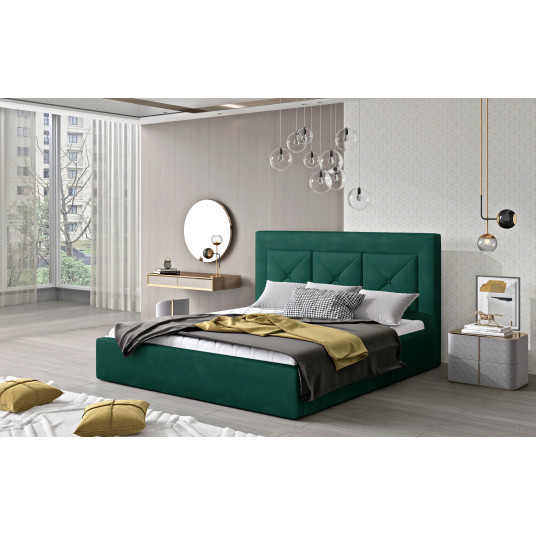 Cloe Kronos 19 sänky, 200x200, vihreä väri