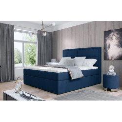Mannermainen sänky sänkylaatikolla Meron 160X200, sininen, kangas Monolith 77