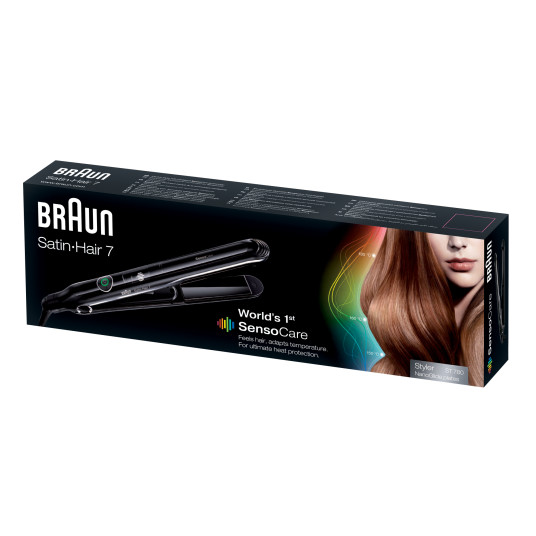 Braun Satin Hair 7 SensoCare ST780 Suoristuspihdit Lämmin Musta 2 m