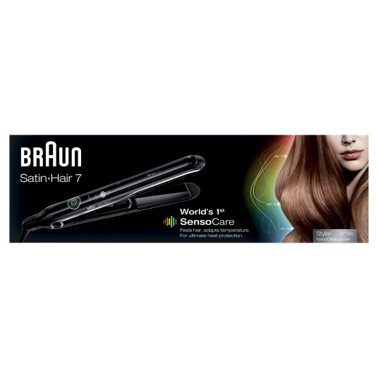 Braun Satin Hair 7 SensoCare ST780 Suoristuspihdit Lämmin Musta 2 m