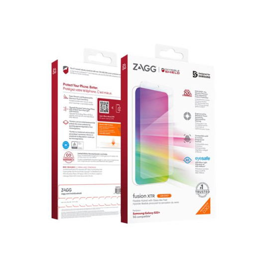 ZAGG IS Fusion XTR Samsung S22+ -näyttö