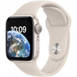 Älykello Apple Watch SE GPS + Cellular 40mm Starlight Aluminium Case with Starlight Sport Band MNPH3EL/A