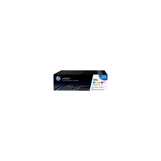 "HP Toner 125A CF373AM Multipack (syaani/magenta/keltainen)"