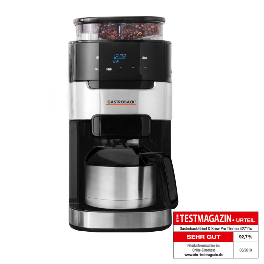 Gastroback 42711_S Kahvinkeitin Grind & Brew Pro Thermo