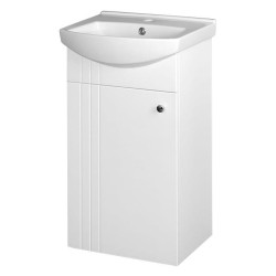 Kylpyhuonekaappi pesualtaalla RIVA SA44, 26×40,8×70 cm, valkoinen