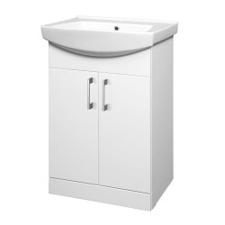 Kylpyhuonekaappi pesualtaalla Riva SA55-4, valkoinen