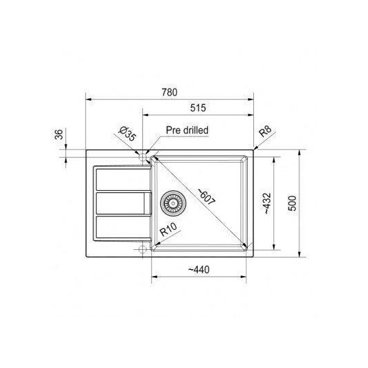 Pyykinpesukone Franke Sirius 2.0 S2D 611-78 XL 143.0590.228 MUSTA