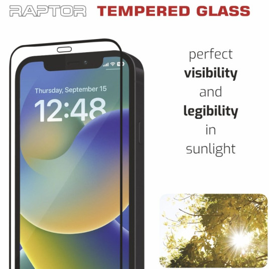 Swissten Raptor Diamond Ultra Clear Full Face karkaistu lasi Xiaomi Redmi Note 12S:lle