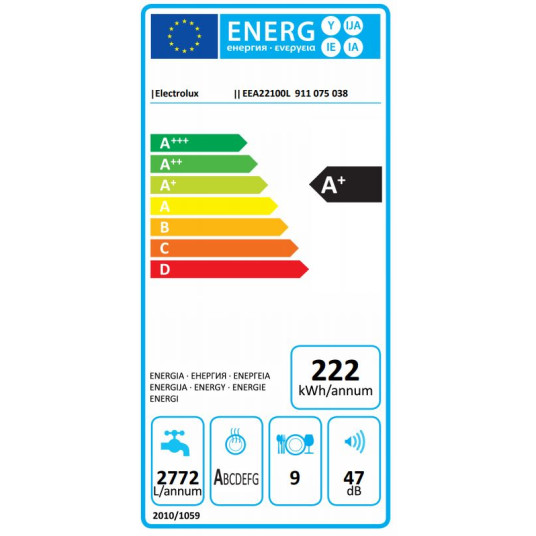 Astianpesukone ELECTROLUX EEA22100L