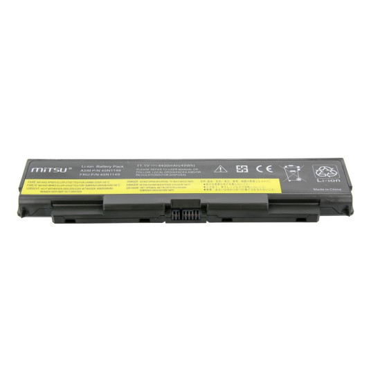 Akku Lenovo T440p, W540 4400 mAh (49 Wh) 10,8 - 11,1 voltti