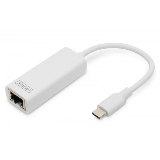 "Digitus USB-C &gt; Gigabit LAN (ST-BU) Adapter Weiß"