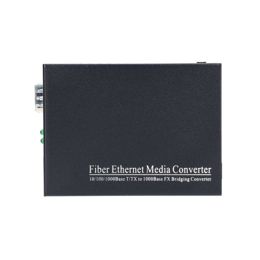 Extralink SEDIR FIBER ETHERNET MEDIA CONVERTER 1X SFP 1GB 1X RJ45 1GB - MC220 - Muunnin - Glasfaser (LWL) verkkomediamuunnin Sisäinen 1000 Mbit/s 1 nm Musta