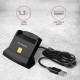 AXAGON CRE-SM2 USB-kortti smart + SD/microSD/SIM
