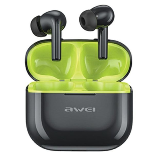 Bluetooth-kuulokkeet 5.3 T1 Pro musta-vihreä