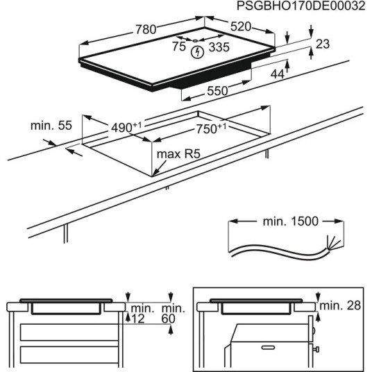 Keittotaso Electrolux EIP8146