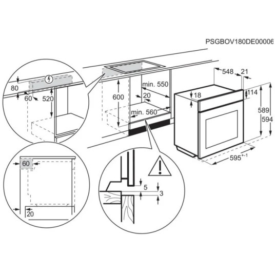 Uuni ELECTROLUX EOF4P56X