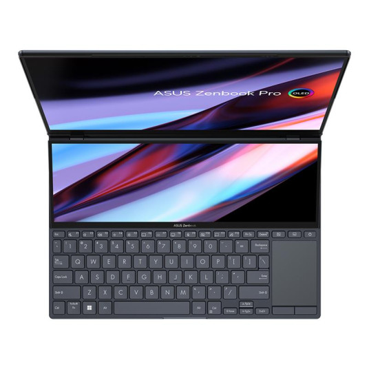 Kannettava tietokone  Asus ZenBook Pro 14 Duo UX8402ZE DB74T i7-12700H 1TB SSD, 16GB 14.5″ (2880×1800) TOUCHSCREEN WIN11 NVIDIA RTX 3050 Ti 4096MB