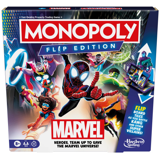 MONOPOLY Peli Monopoli: Marvel Flip, EN