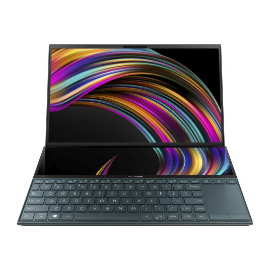 Asus ZenBook Duo UX481F 14" Intel® Core™ i7-10510U (4C/8T, 1,8-4,9 Ghz, 8 Mb)|NVIDIA® GeForce® MX250 2 Gt GDDR5|16 Gt LPDDR3|14,0 tuumaa, IxPS1 (18AG20|) 128 Gt SSD|Wi-Fi 6+ BT® 5.2|ScreenPad™