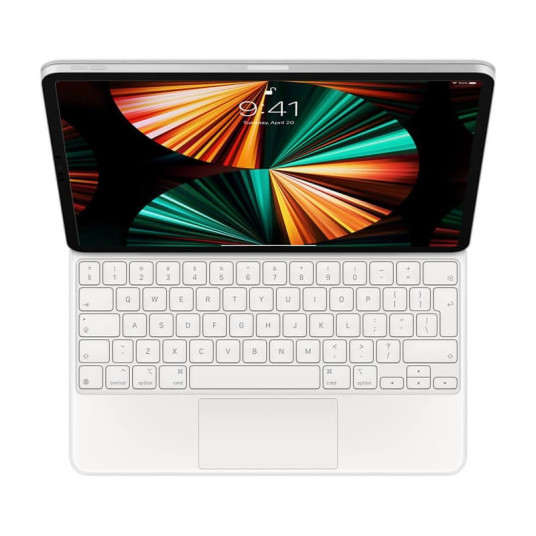 Näppäimistö Magic Keyboard for iPad Air 13" M2 | 12.9" iPad Pro (3rd-6th gen) INT White MJQL3Z/A