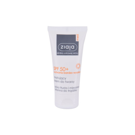 Face Sun Care Ziaja Med Protective Matifying SPF50+, 50ml