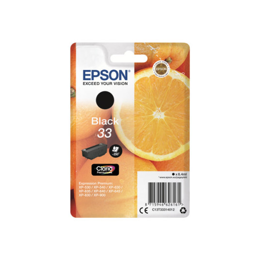 EPSON Oranges 33 BLACK SINGLE