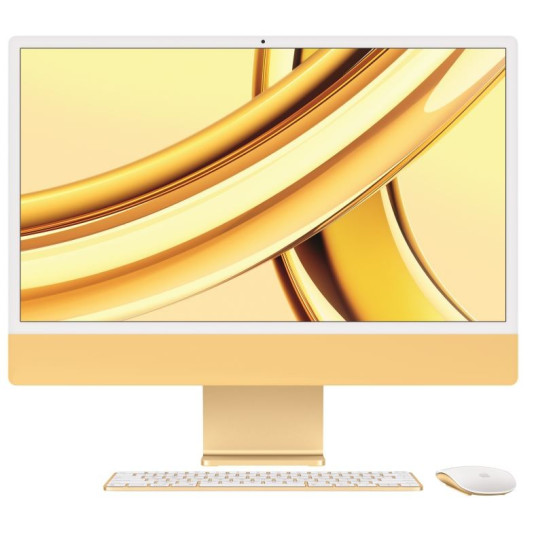 iMac 24 tuumaa: M3 8/10, 8GB, 256GB - keltainen