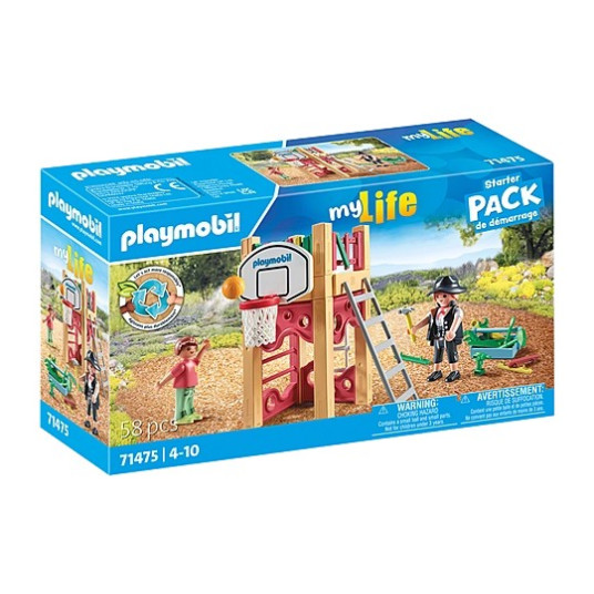PLAYMOBIL CITY LIFE Puuseppä leikkikentällä 71475