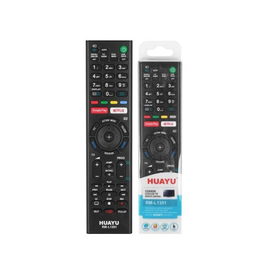 HQ LXH1351 television kaukosäädin SONY LCD / LED RM-L1351 / musta