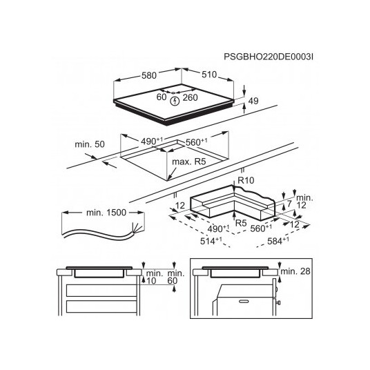 Keittotaso Electrolux EIS62453IZ