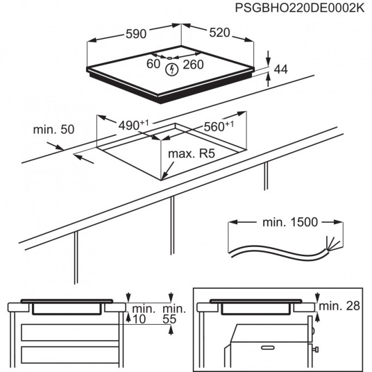 Keittotaso Electrolux CIS62450FW