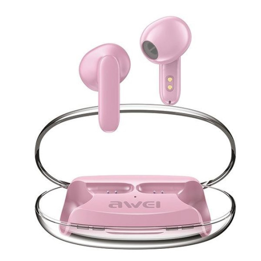 Bluetooth-kuulokkeet 5.3 T85 ENC TWS pinkki